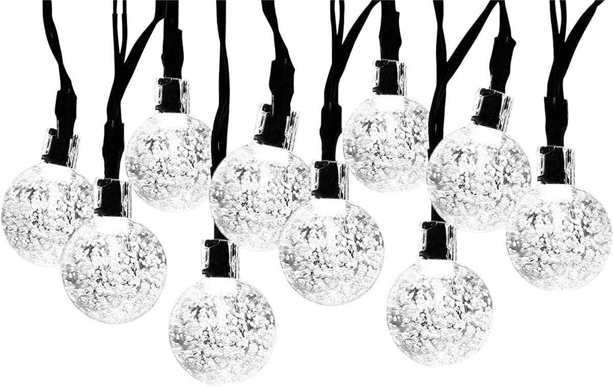 Optimal Products Solar Decking Motion Sensor Garden Lights Wall Patio Fence Waterproof LED Light Post Lights Dec Lights Stake Lights (26ft White 50 Led Light)