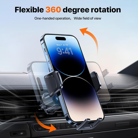 Miracase Car Phone Holder with 360° Rotation Air Vent Mount