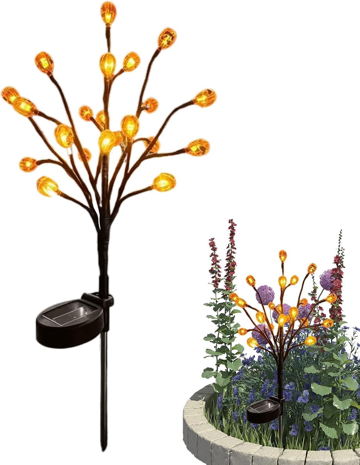 Halloween Solar Lights Outdoor Waterproof LED Pathway Lighting