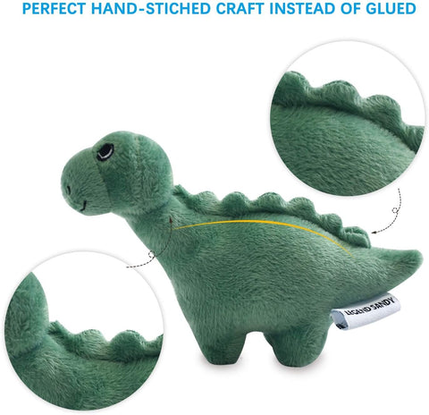 Squeaky Plush Dog Toy 6 Pack for Puppies and Small Dogs