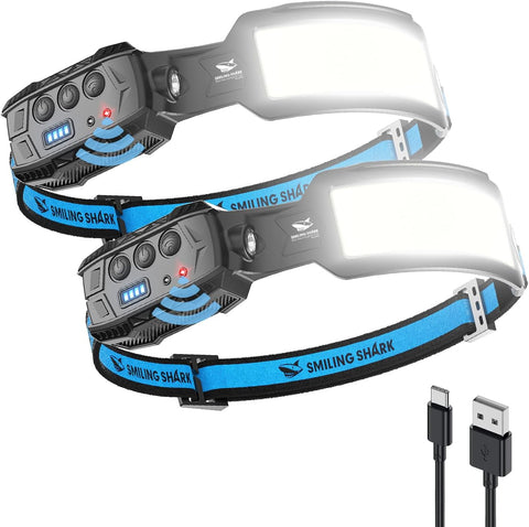 Headlamp turned on inside tent

