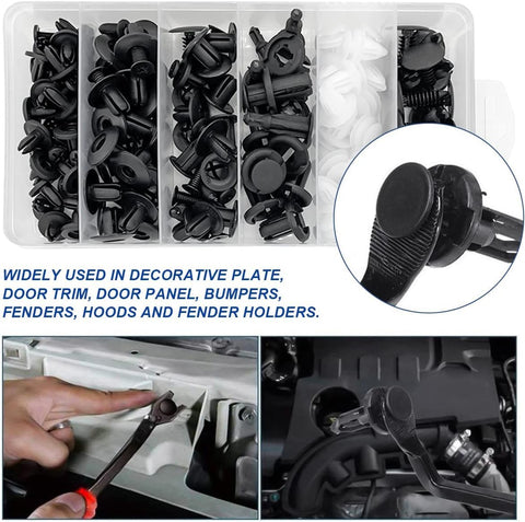 Car Push Retainer Clips & Auto Fasteners Set