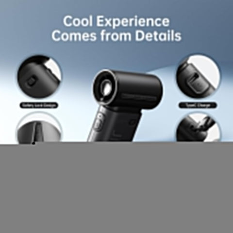 Portable Turbo Handheld Fan 5000mAh 5 Speed