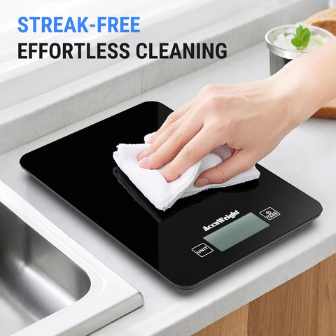 K780 Smart Bluetooth Kitchen Scales with Nutrition Calculator, 5kg/11lb Food Scale for Cooking, Diet & Weight Loss