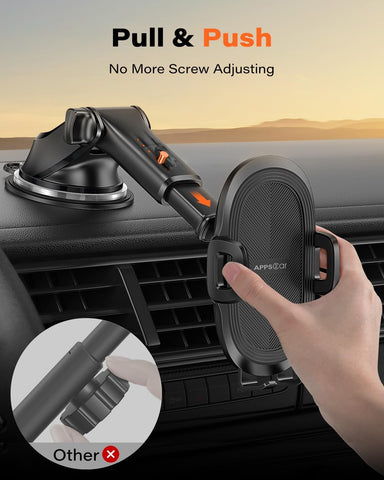 APPS2Car Car Phone Holder Dashboard and Windscreen Mount