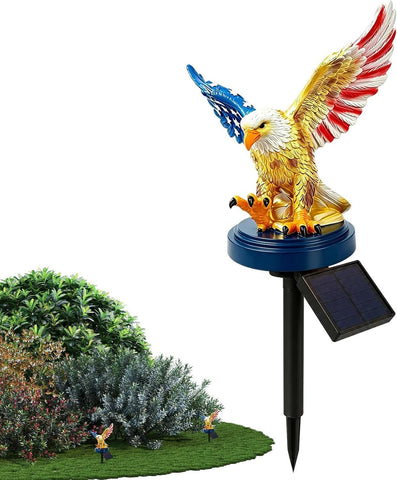 Eagle Garden Stakes Light Decorative Patriotic Eagle Lighting