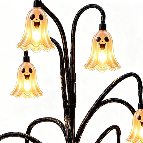 Solar Garden Light - Halloween Ghost Lawn Stake, Outdoor Yard Decor Lamp