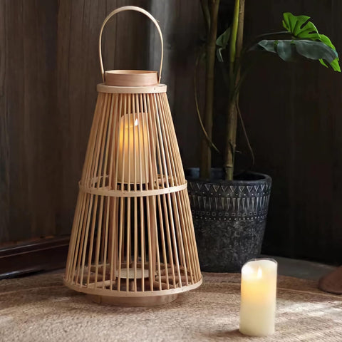 30cm Real Wax Flameless LED Pillar Candle with Remote, Timer & Moving Wick