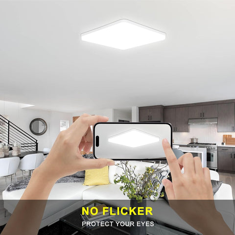 IP44 Waterproof 36W LED Square Ceiling Light Long Lifespan