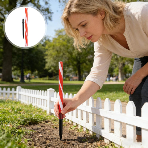 HANABASS 10 Sets Solar Light Ground Spike Replacement Stakes - Plastic Extension Poles for Outdoor Yard Pathway Lighting - Solar Lamp Repair Parts for Garden Parties