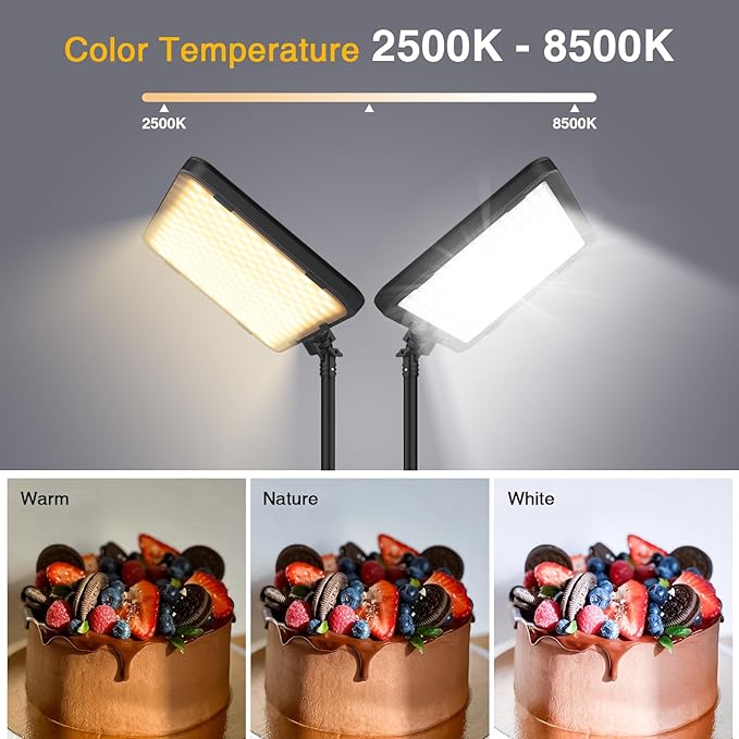 Pack of 2 LED Square Light with 36″ Tripod Stand In UK - Shop Now!