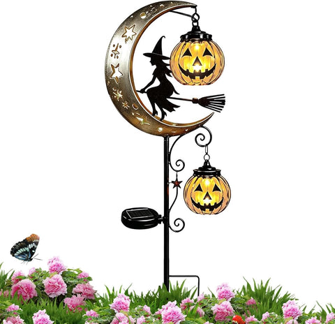 Solar Halloween Lights Waterproof Stake Lights Holiday Walkway Lighting