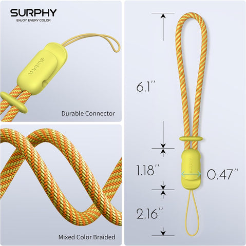 Adjustable Wrist Strap Lanyard for Phone and Accessories, 2 Pack