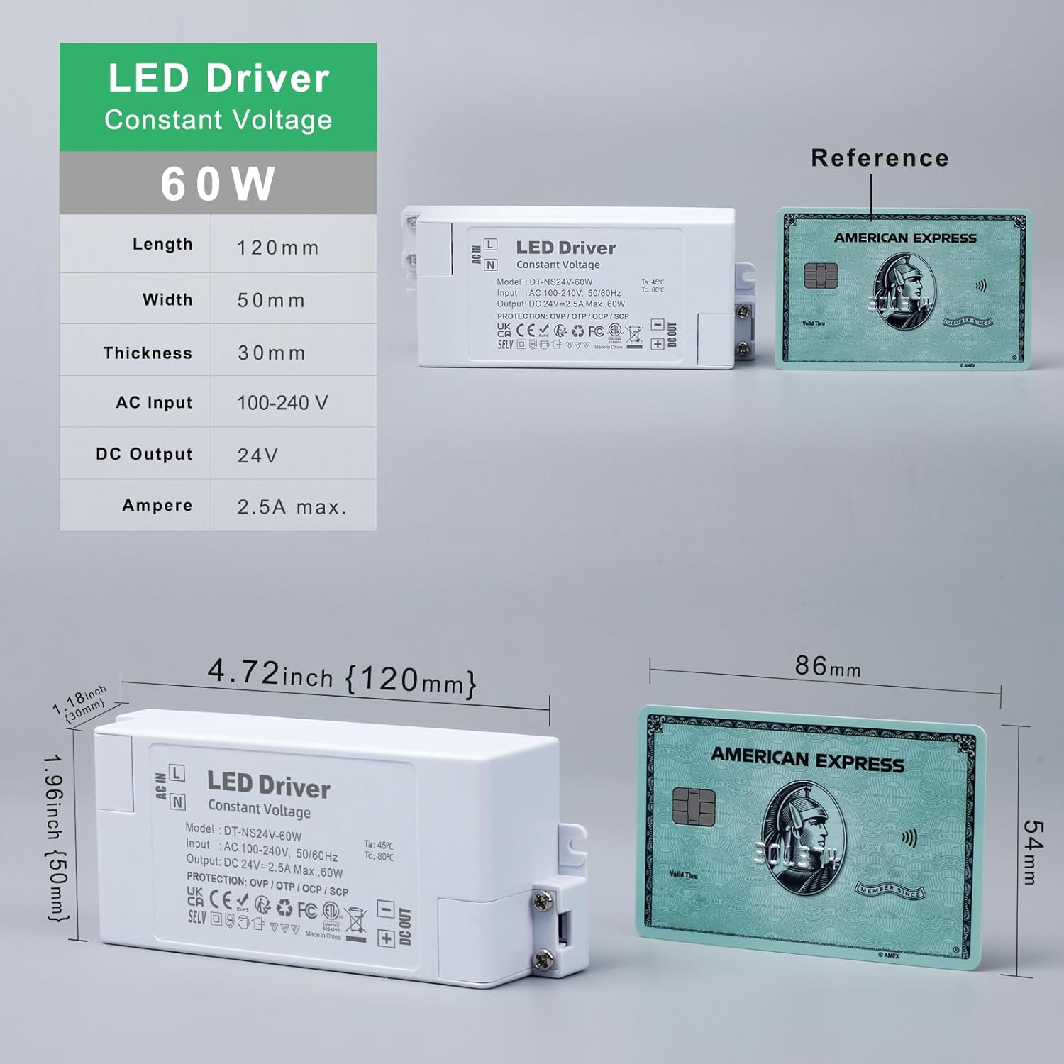 LED driver with short circuit protection

