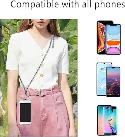 COCASES 150cm Adjustable Crossbody Phone Lanyard Strap