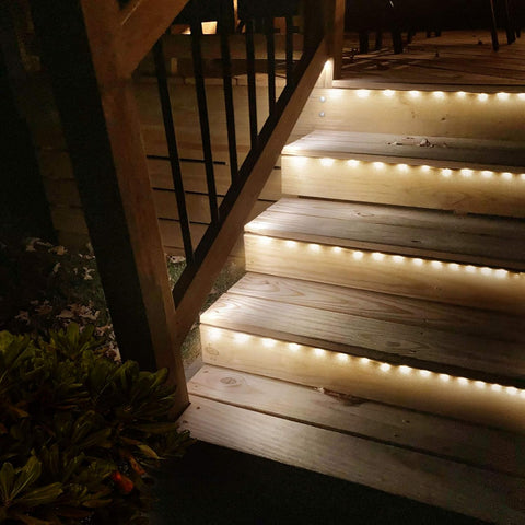 Outdoor Solar LED Strip Lights Warm White, Solar Powered Flexible Waterproof Rope Lights, 8 Modes 180 LED Lights Strip for Garden Porch Gazebo Christmas Pathway Home Patio Umbrella House Eaves Decor