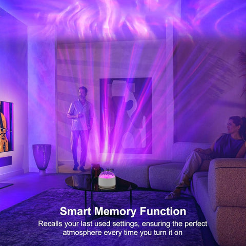 Aurora Projector Light with Remote, 16 Color Galaxy Mood Night Lamp