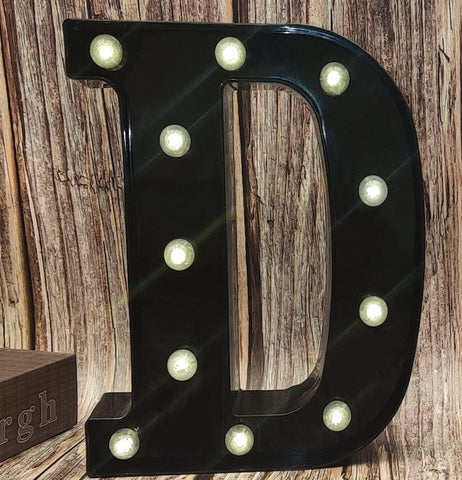 LED Marquee Letter O Light Battery Powered