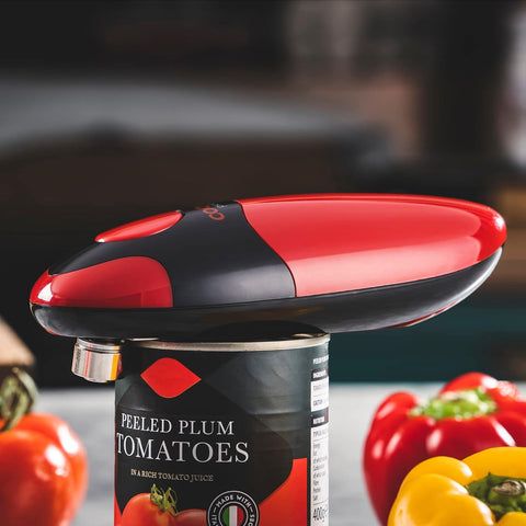 Cooks Professional Electric Can Opener – Cordless Red & Black