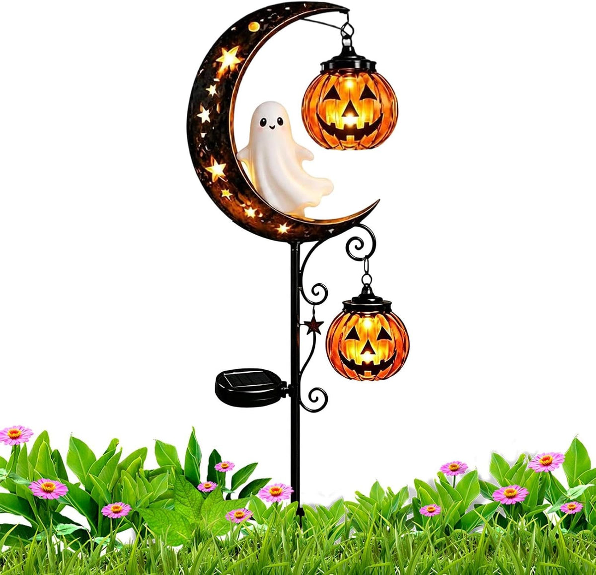 Solar Stake Lights Halloween Waterproof Festive Garden Lighting