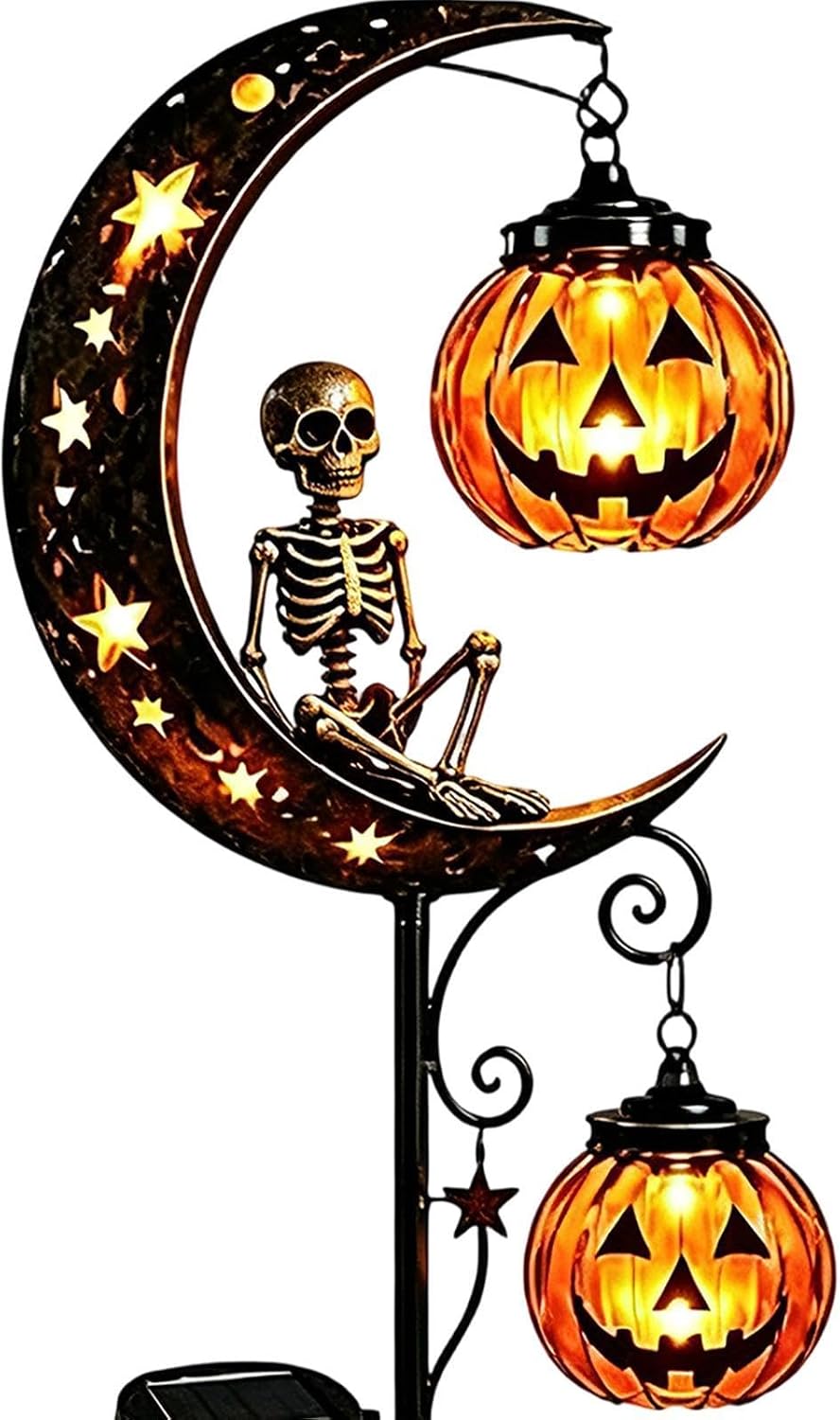 Solar Stake Lights Halloween Holiday Waterproof Pathway Lighting