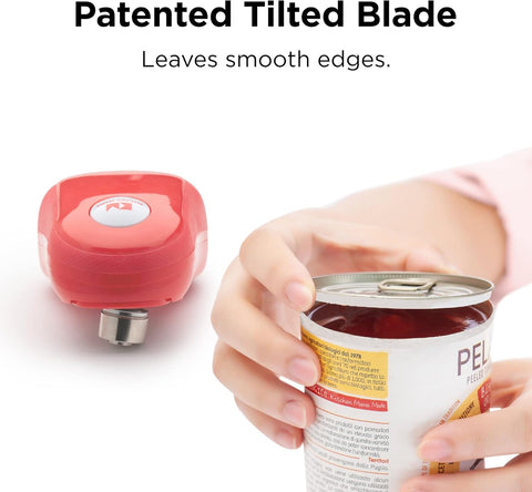 Kitchen Mama One-Touch Electric Can Opener – Red