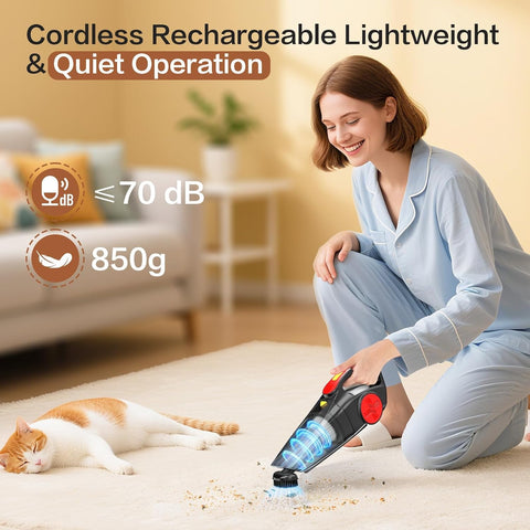Cordless Handheld Vacuum Cleaner 9000PA 75W
