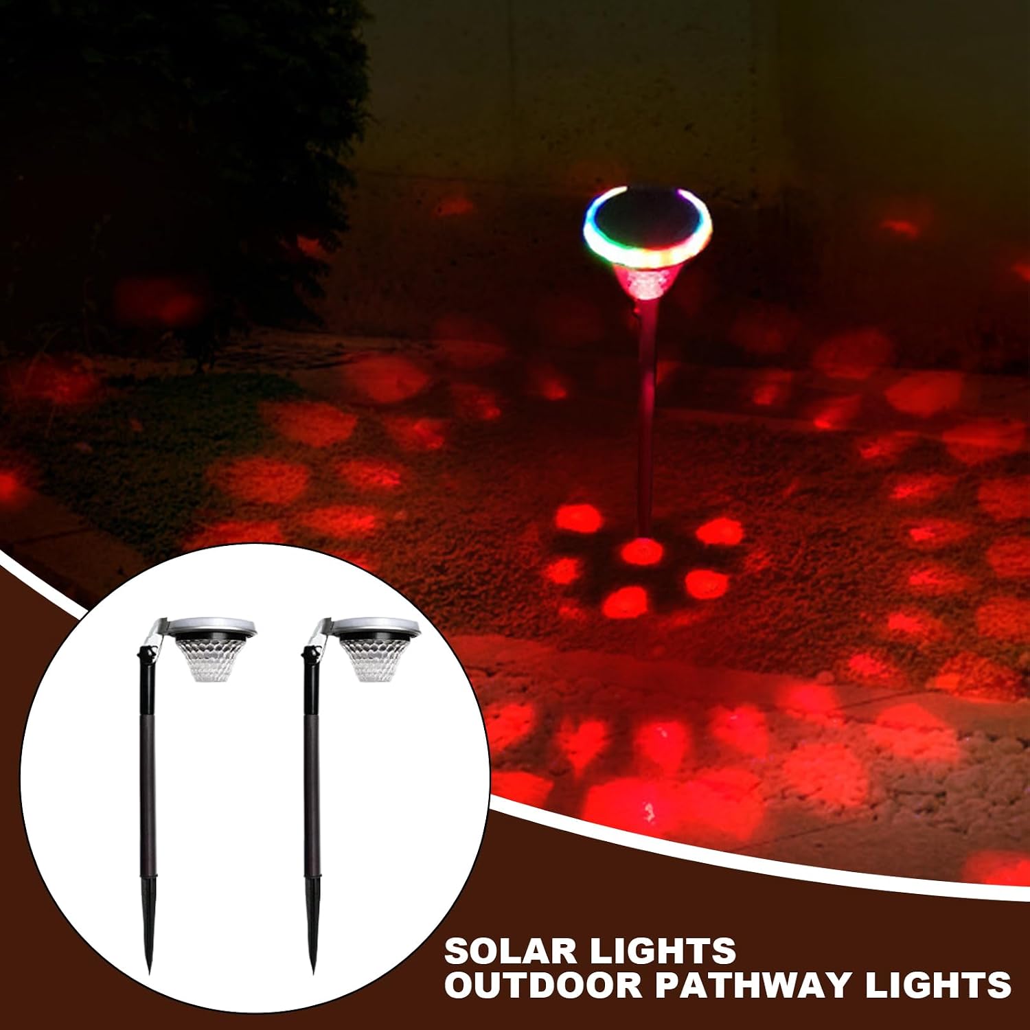 Solar Lights Solar Powered Waterproof