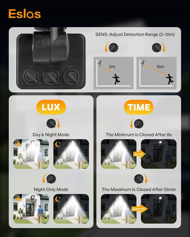 30W Motion Sensor Security Light 3000LM LED Outdoor Floodlight IP65