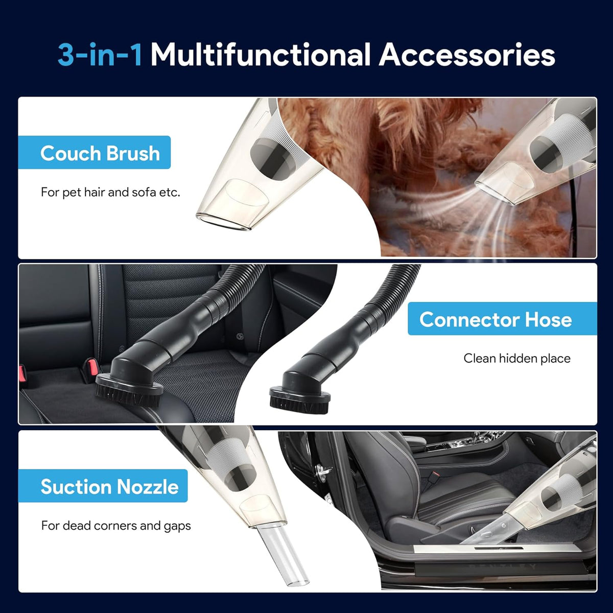 Kitsky Cordless Handheld Vacuum Cleaner