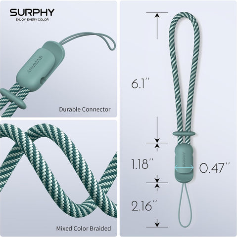 Adjustable Wrist Strap Lanyard Set for Phones and Accessories