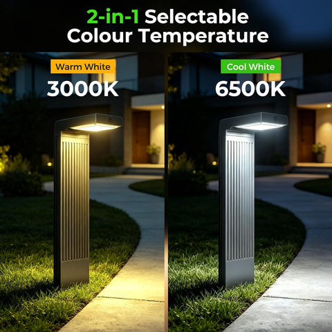 Solar Lights Outdoor Garden with Motion Sensor, 4 Pack, IP65 Waterproof