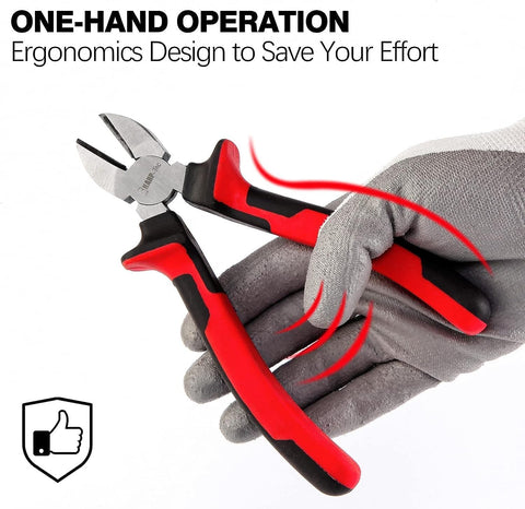 Sharp-tec 160mm Diagonal Side Cutters 4-Pack