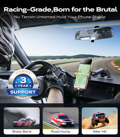 Rally Racing-Grade 3-in-1 Car Phone Holder