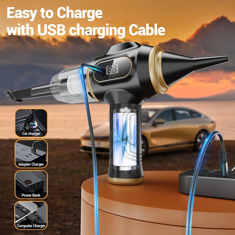 Portable Car Vacuum Cordless Handheld Cleaner