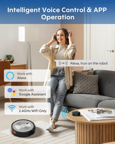 Deenkee Robot Vacuum Cleaner with Mop