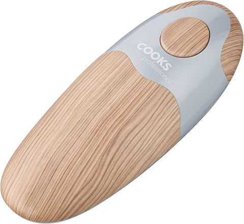 Cooks Professional Electric Can Opener – Nordic Grey, Cordless One-Touch