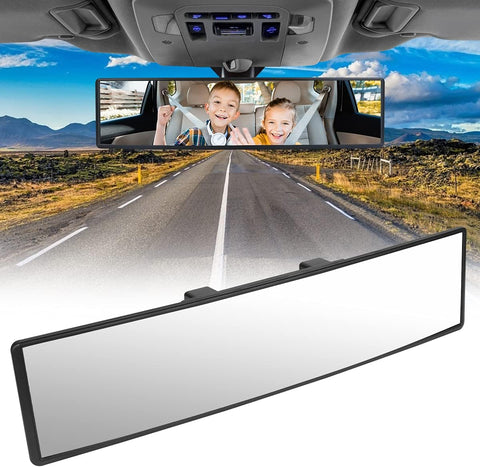 URAQT Universal Anti Glare Rear View Mirror 310x85mm
