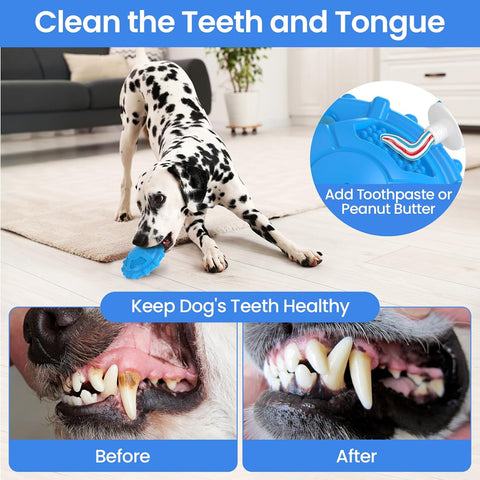 Indestructible Squeaky Dog Chew Toy for Aggressive Chewers