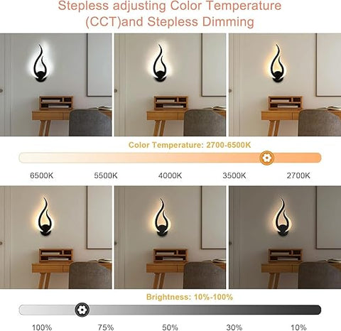 Smart LED Wall Light - App & Remote Control with Voice Control & Timer