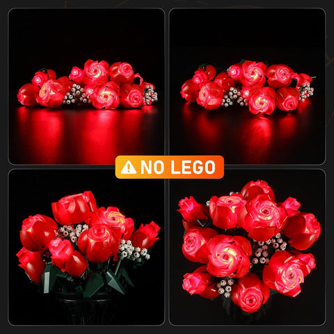 LIGHTAILING Light for Lego- 10328 Bouquet of Roses - Led Lighting Kit Compatible with Lego Building Blocks Model - NOT Included The Model Set