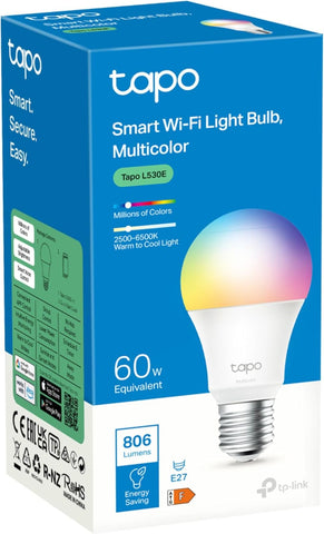 Tapo L530E E27 Multicolour Smart LED Bulb 8.3W