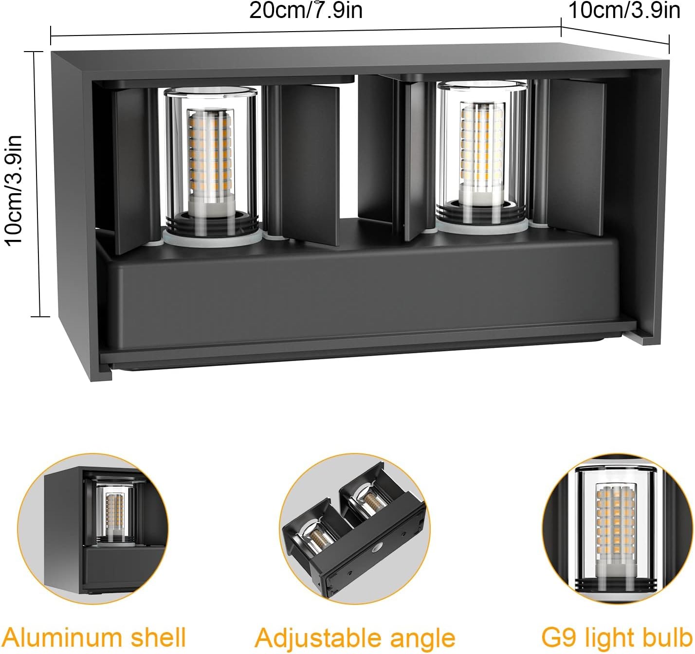 LED exterior light for balcony

