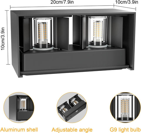 LED exterior light for balcony

