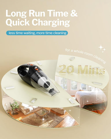 Powools Cordless Handheld Vacuum Cleaner