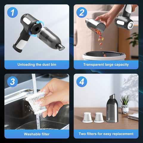 Handheld Cordless Vacuum Cleaner 7000Pa