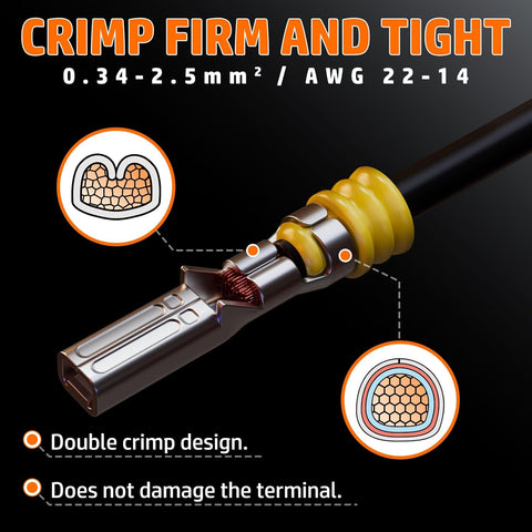 Waterproof Automotive Electrical Connector Crimping Kit