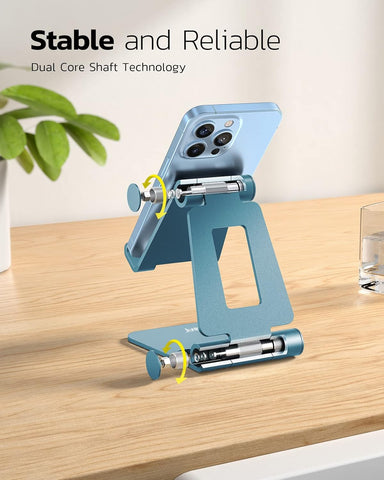 Nulaxy Foldable Phone Stand – Adjustable Desk Cradle Holder