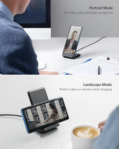 Anker PowerWave Stand Wireless Charger 10W Fast Charging