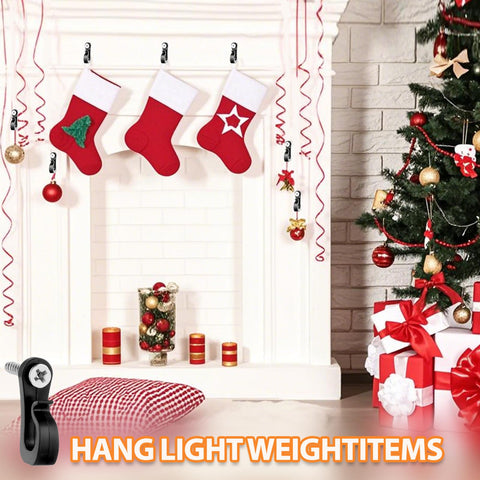 20 Pack Screw-in Hooks for Outdoor String Lights – Q-Hanger Safety Buckle Hooks for Garden Lights, Plants & Garage Hanging – A Secure Little Fix for the Things You Want to Keep in Place